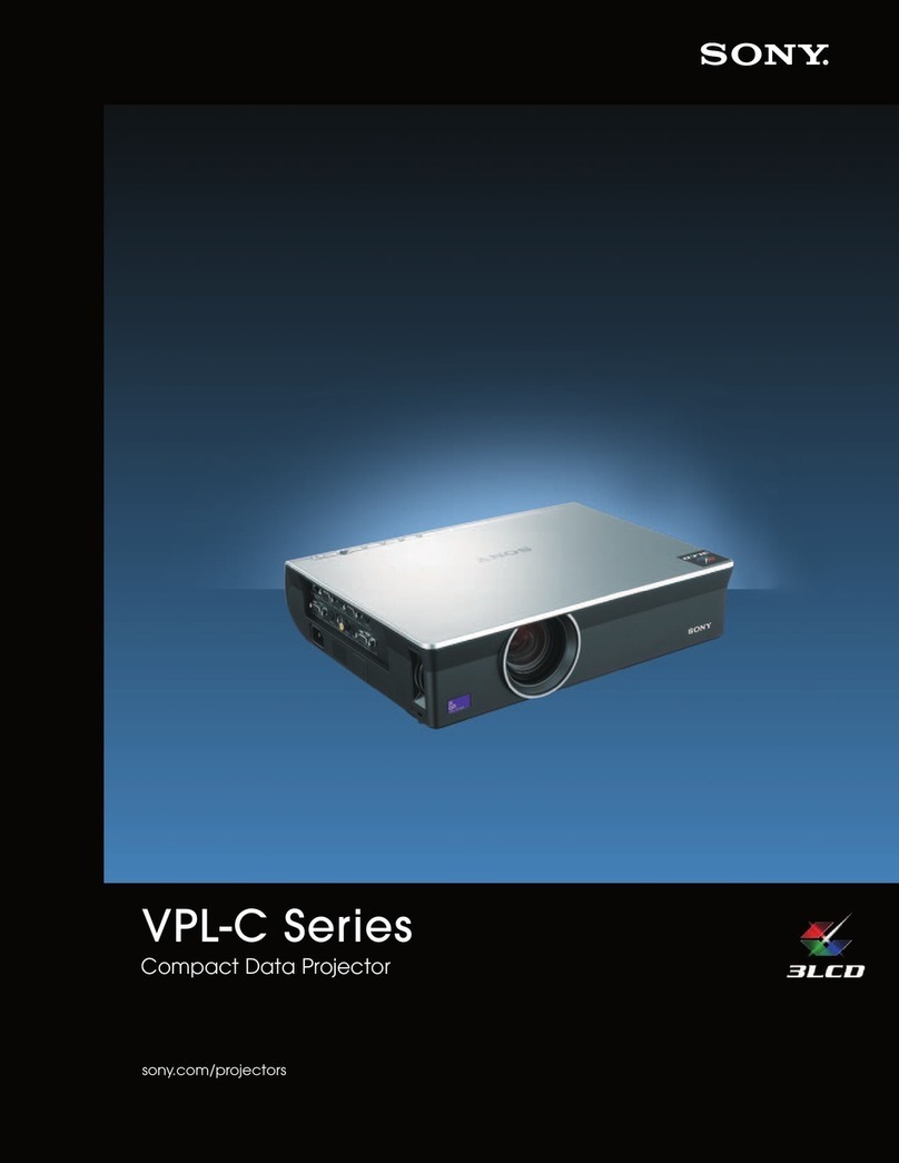 Sony VPL-CX150 User manual