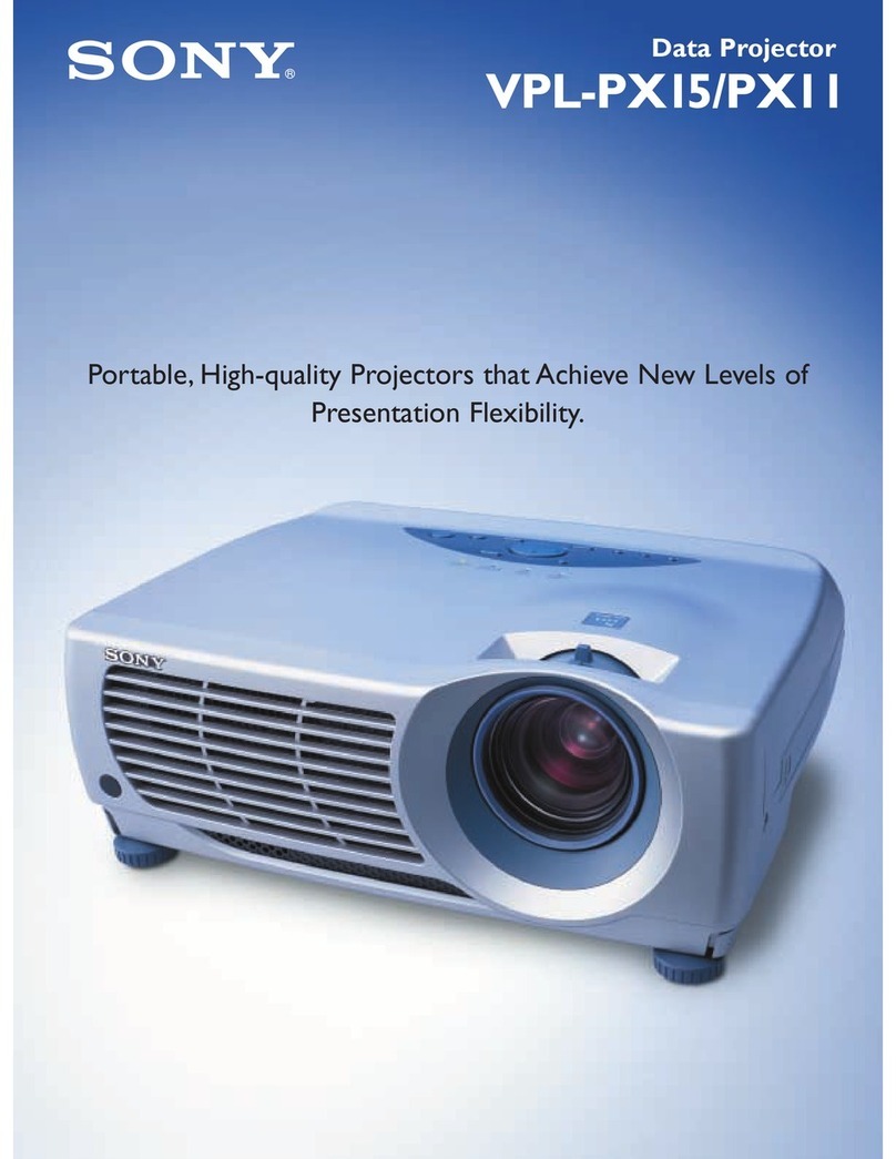 Sony VPL-PX11 Brochure & specs