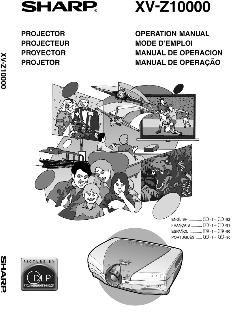 Sharp XV-Z10000UL User manual