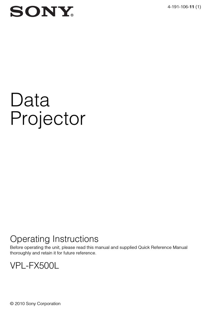 Sony VPL-FX500L User manual
