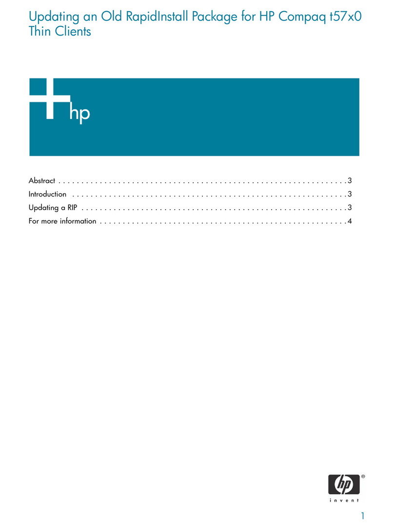 Compaq T5720 -  Thin Client General instructions