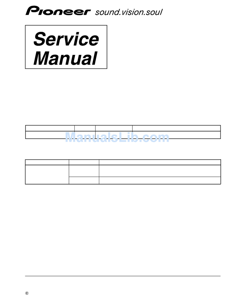 Pioneer PRO-607PU User manual