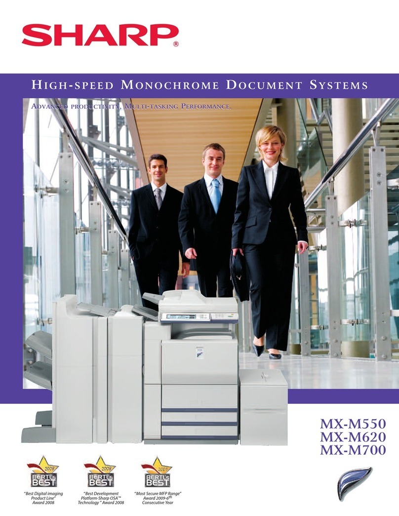 Sharp MX-M550N User manual