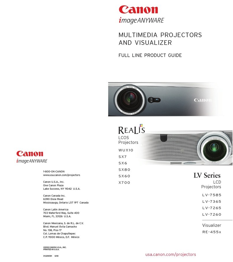 Canon RE-455X Product guide