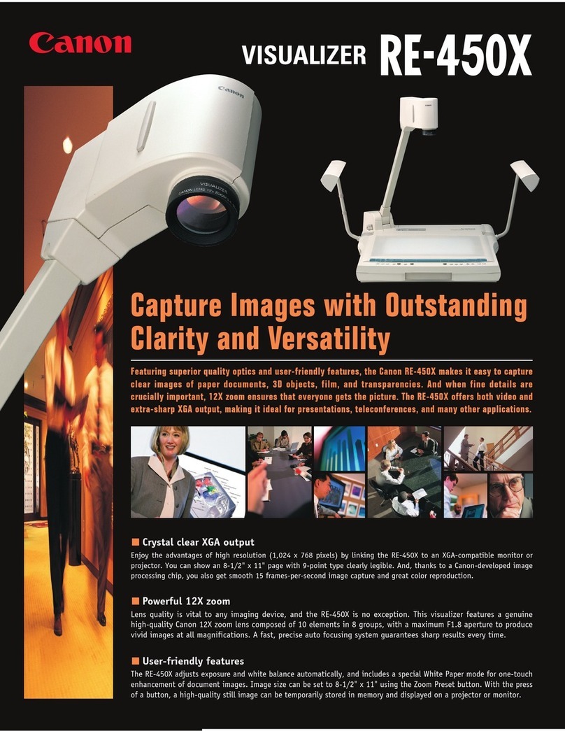 Canon RE-450X User manual Canon RE-450X User manual