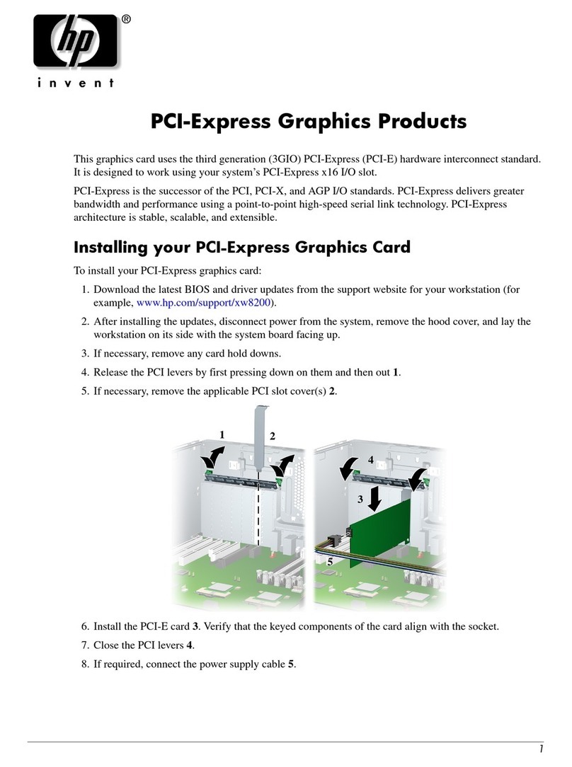 HP Xw4200 - Workstation - 1 GB RAM User manual