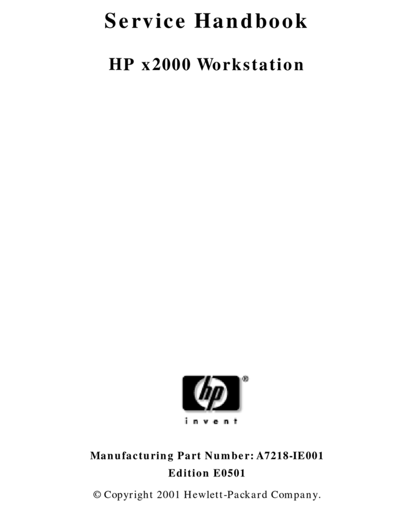 HP Workstation x2000 Manual