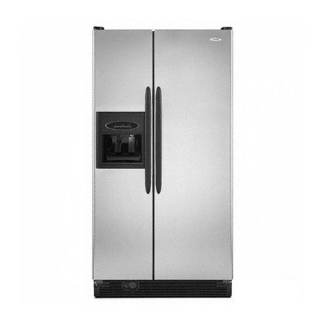 Maytag MSD2242VEU - 25 cu. Ft. Refrigerator User guide