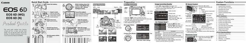 Canon EOS 6D User manual Canon EOS 6D User manual