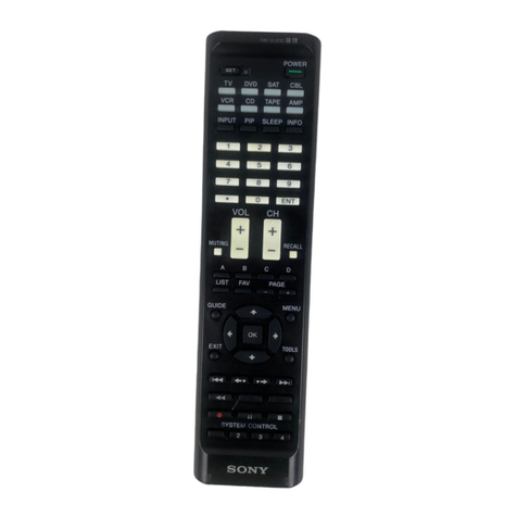 Sony RM-VL610 - Integrated Remote Commander Administrator guide
