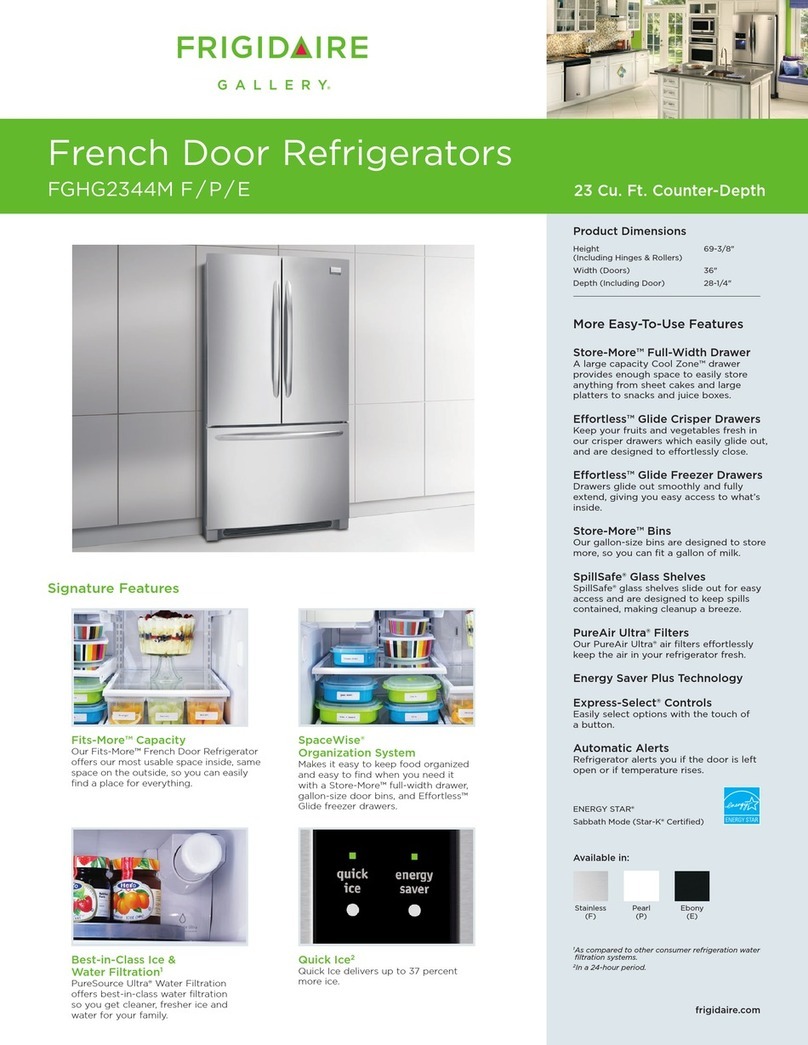 Frigidaire Gallery FGHG2344ME Product specifications