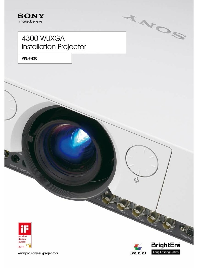 Sony BRIGHTERA VPL-FH30 Brochure & specs