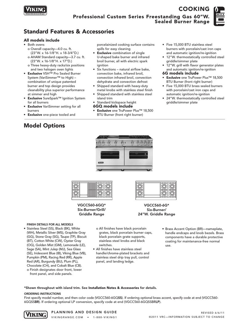 Viking VGCC560 Planning and design guide