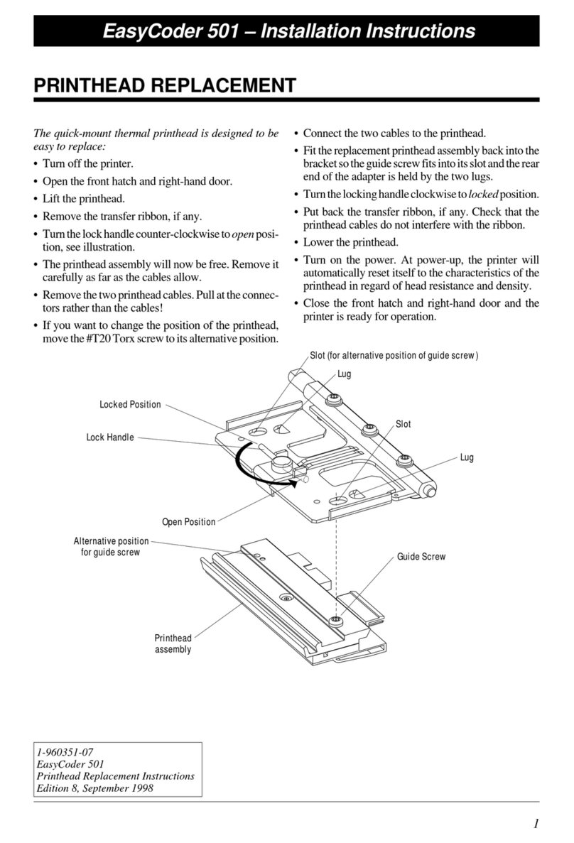 Intermec EasyCoder 501 E Guide