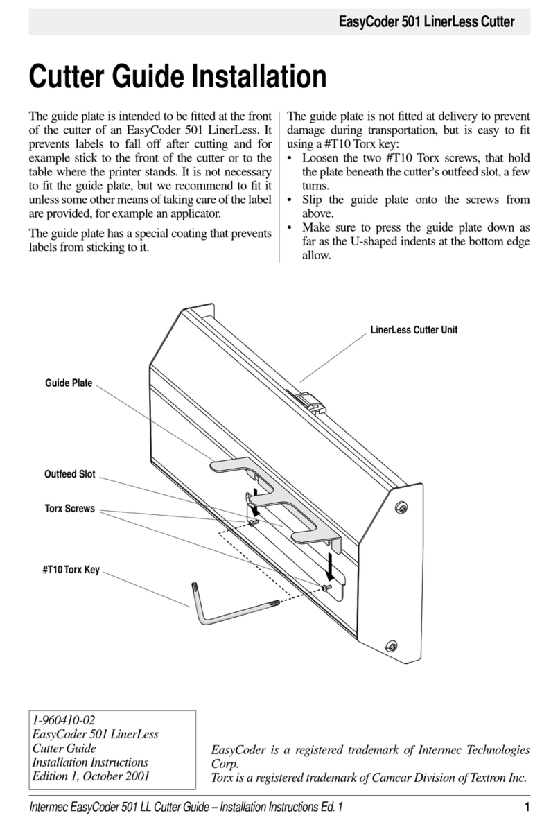 Intermec EasyCoder 501 E User manual