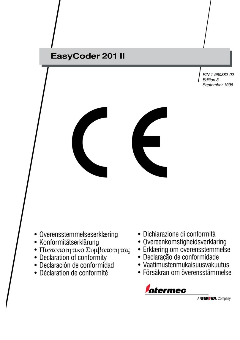 Intermec EasyCoder 201II Manual