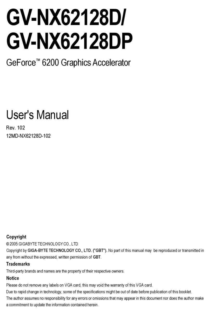 Gigabyte GV-NX62128D user manual