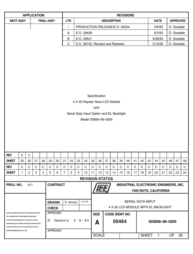 IEE 03858-06-0205 User manual