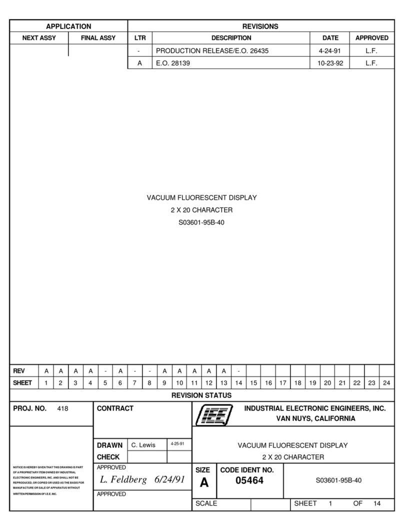 IEE 03601-95B-40 User manual