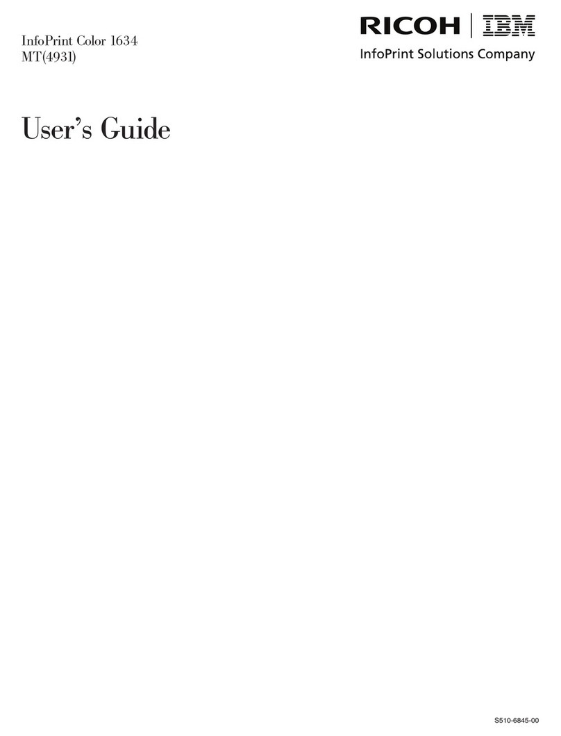 IBM InfoPrint 1634 User manual