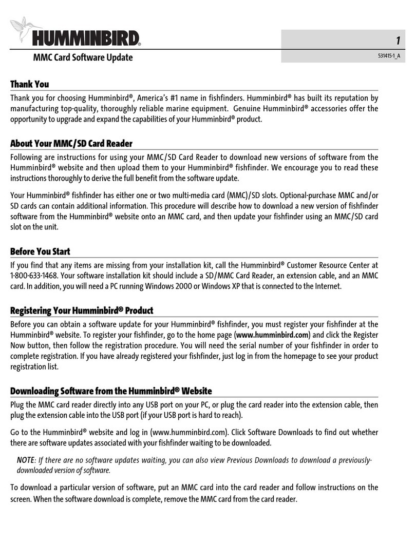 Humminbird AS CR Software guide