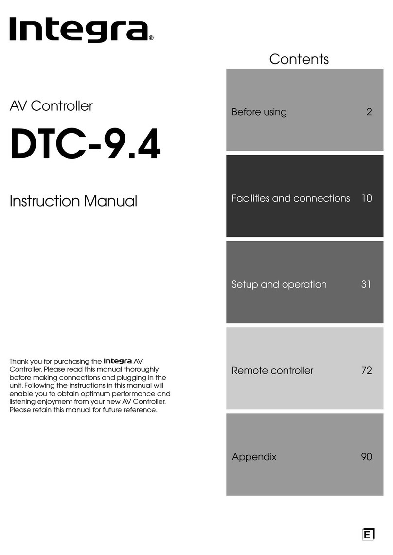 Integra DTC-9.4 User manual