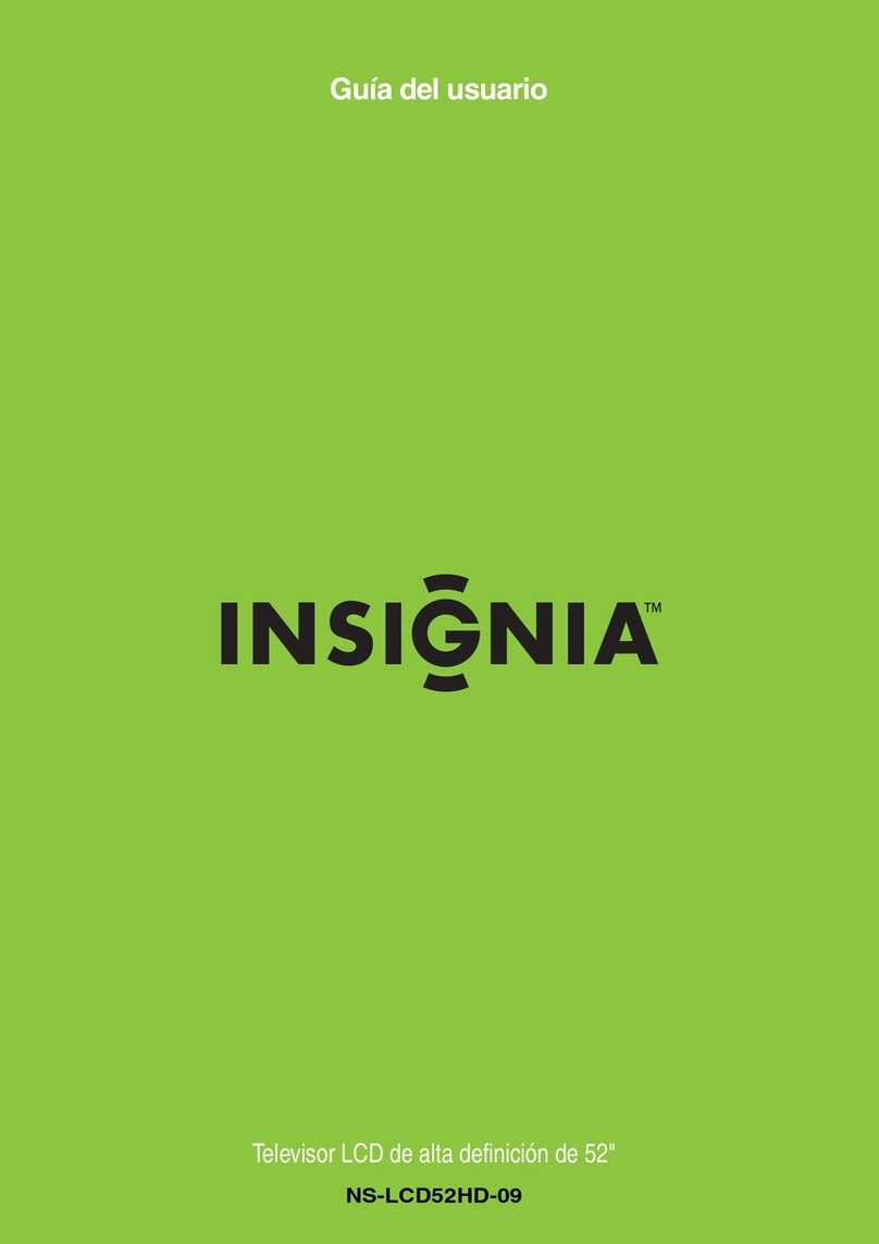 Insignia NS-LCD52HD-09 Quick start guide