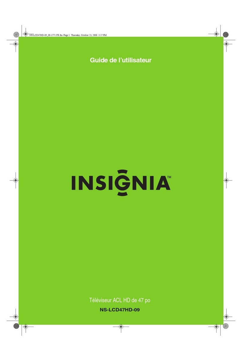 Insignia NS-LCD47HD-09 Quick start guide