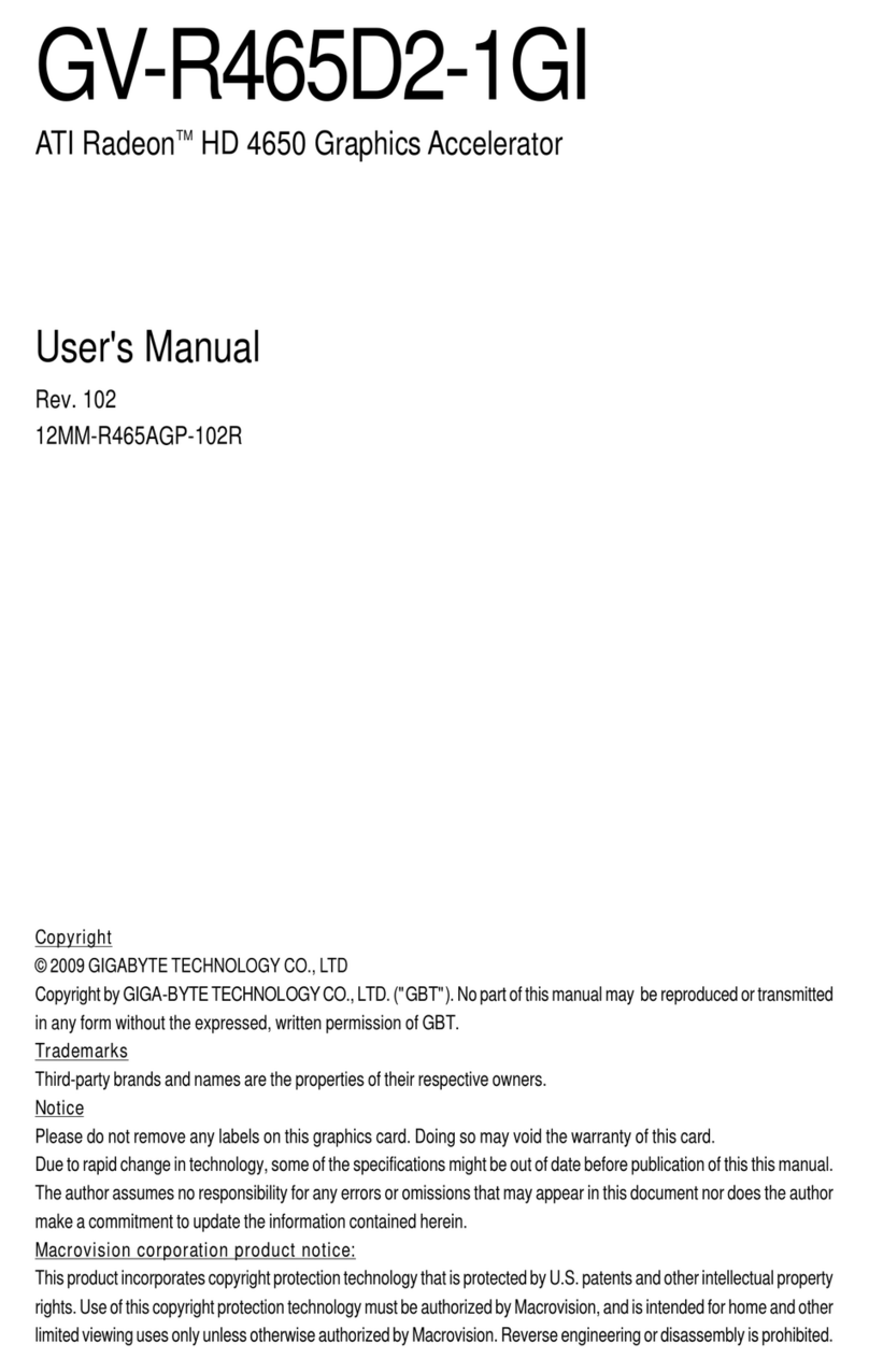 Gigabyte GV-R465D2-1GI user manual