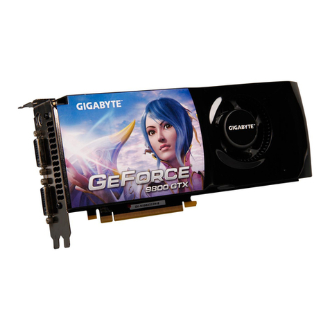 Gigabyte GV-NX98X512H-B user manual