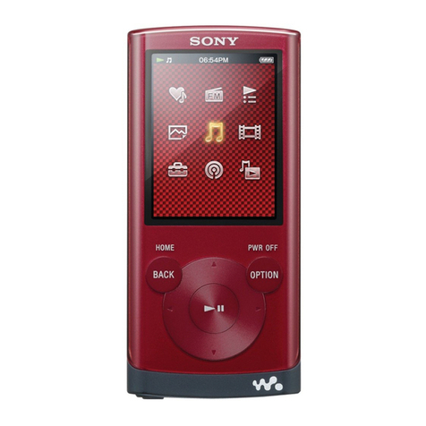 Sony WALKMAN NWZ-E353 user guide