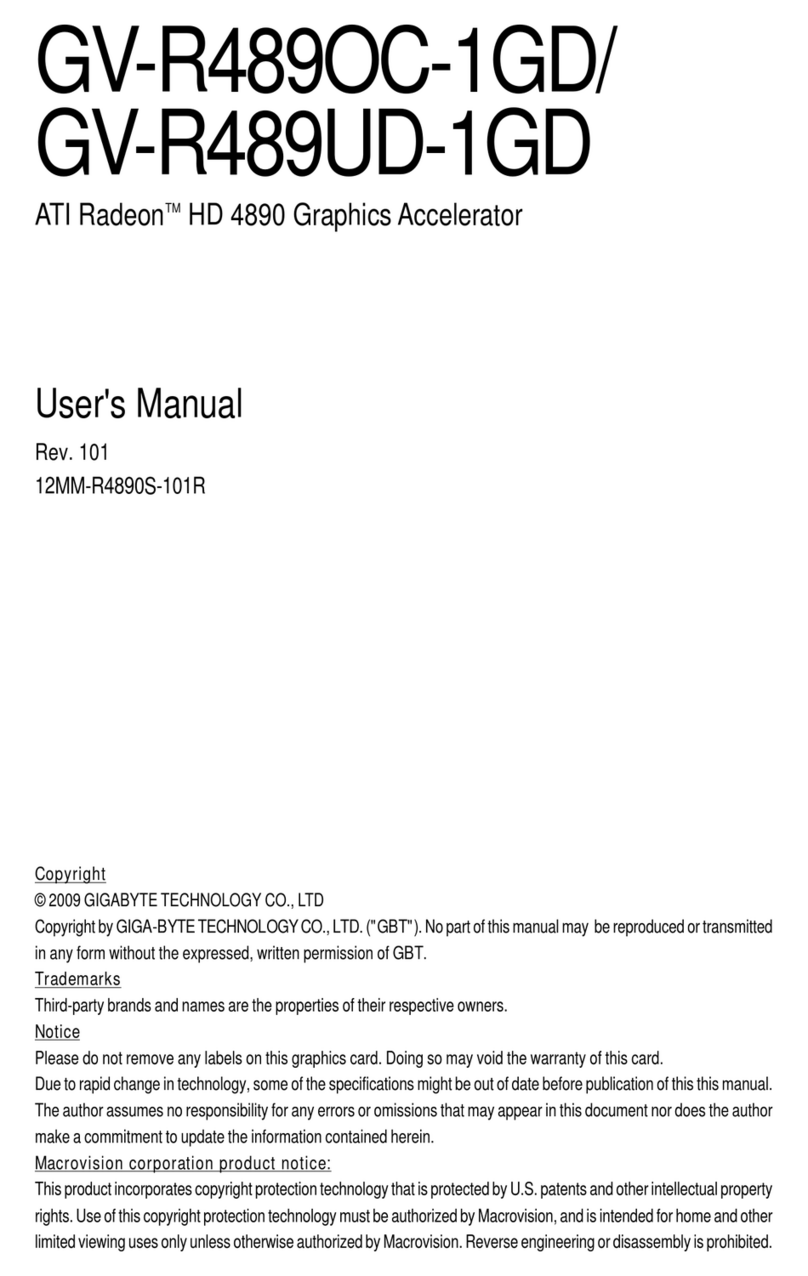 Gigabyte GV-R489OC-1GD user manual