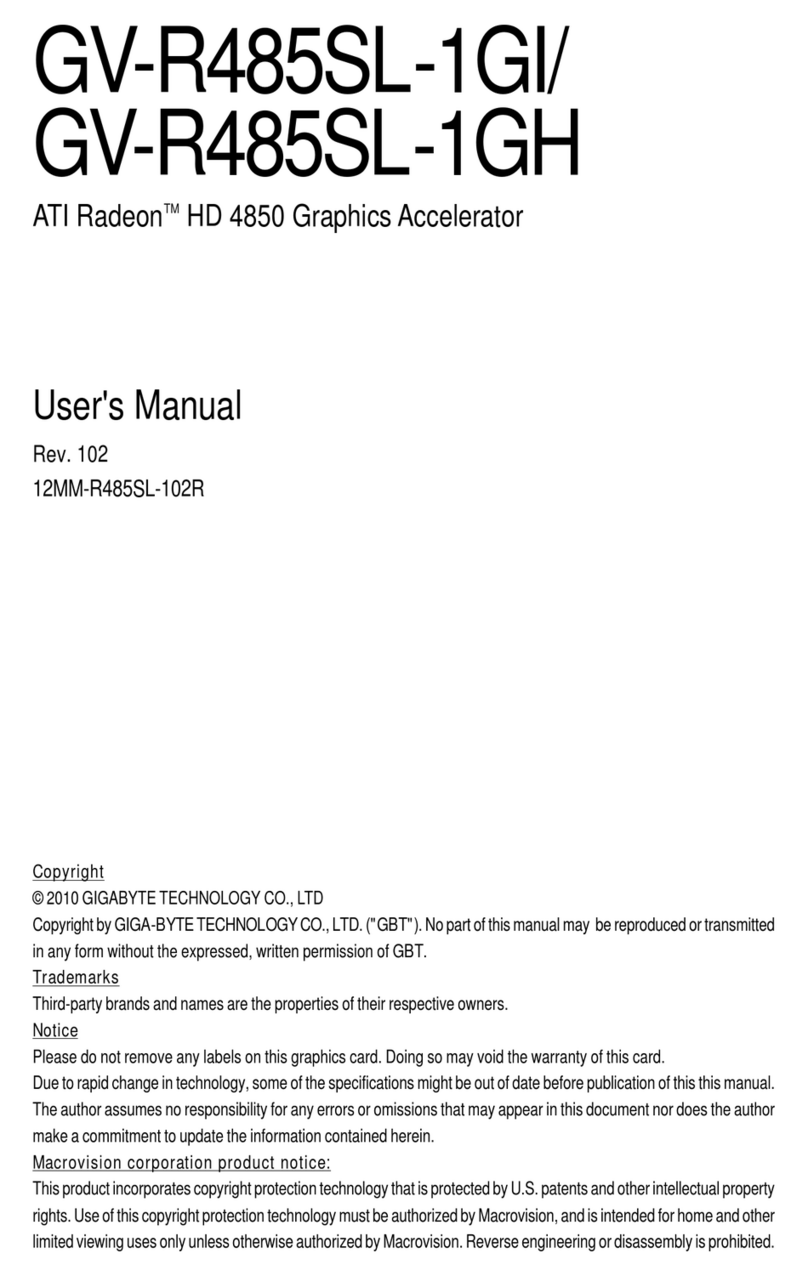 Gigabyte GV-R485SL-1GH user manual