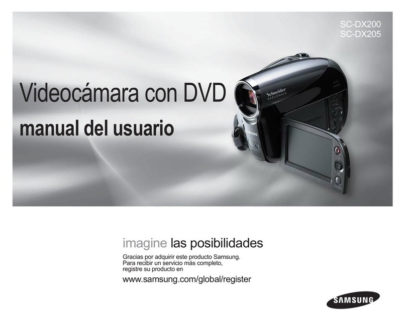 Samsung SC DX205 - Camcorder - 680 KP Manual Del Usuario