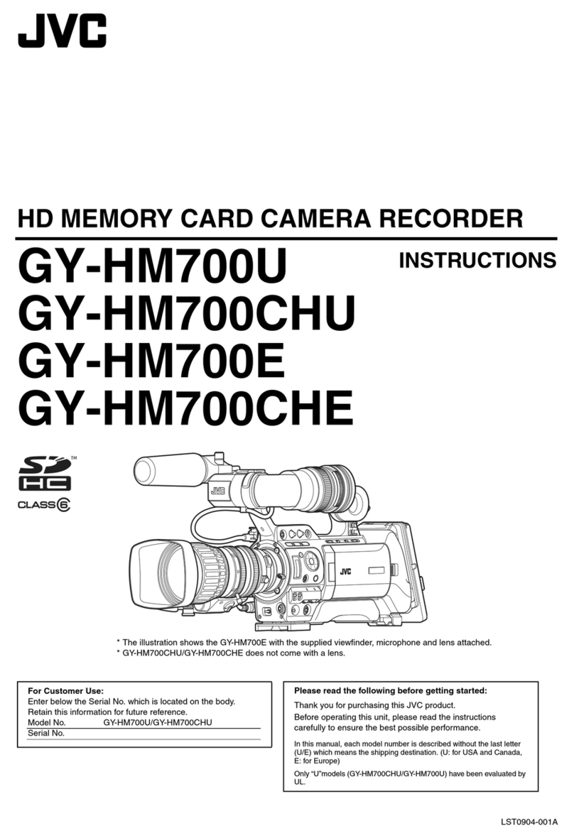 JVC HM700U - Camcorder - 1080p User manual