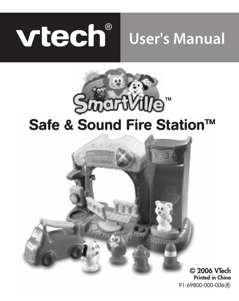V-tech SmartVille - Safe & Sound Fire Station User manual V-tech SmartVille - Safe & Sound Fire Station User manual