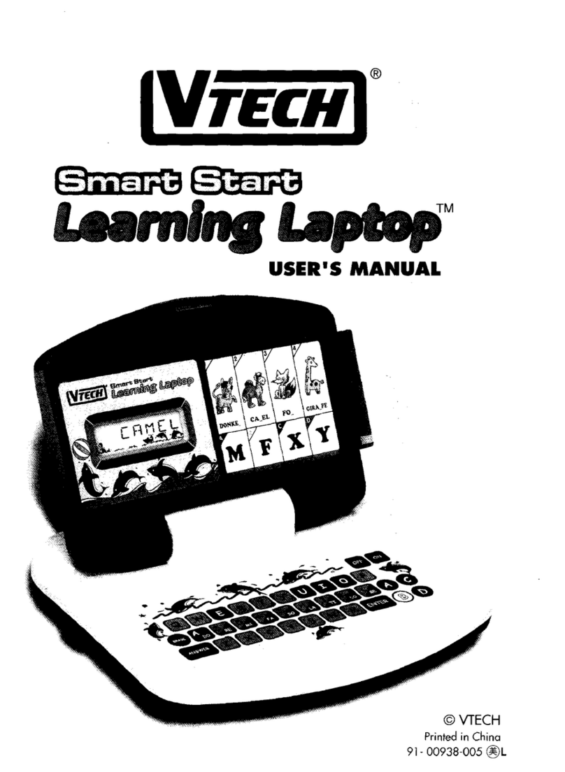 V-tech Smart Start Learning Laptop User manual
