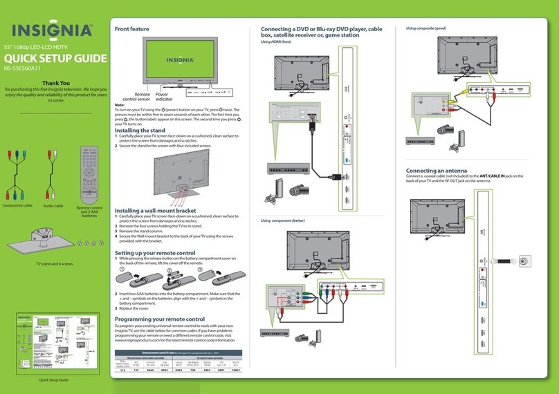 Insignia NS-55E560A11 User manual