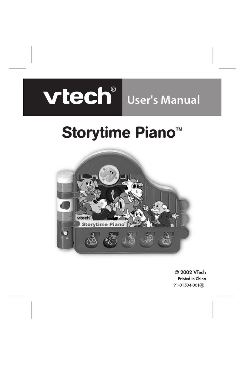 V-tech Storytime Piano User manual