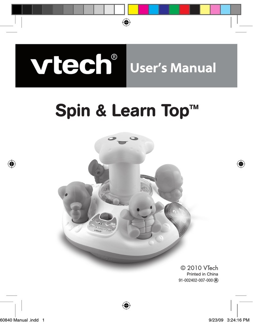 V-tech Spin & Learn Top User manual