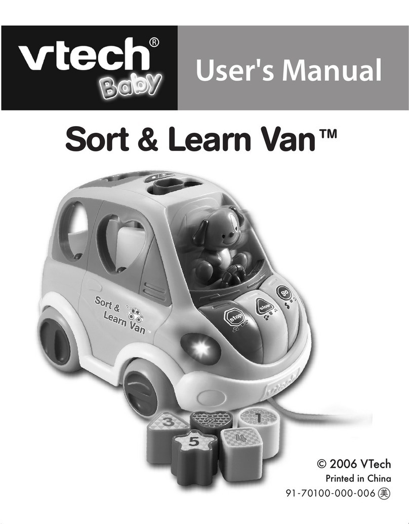 V-tech Sort & Learn Van User manual