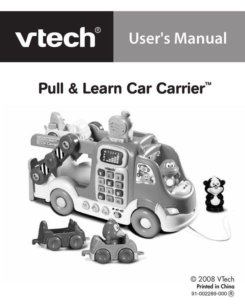 V-tech Pull & Learn Car Carrier User manual