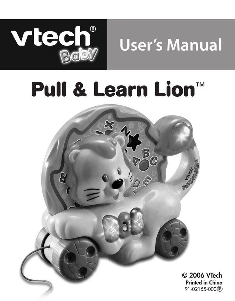V-tech Pull & Learn Lion User manual