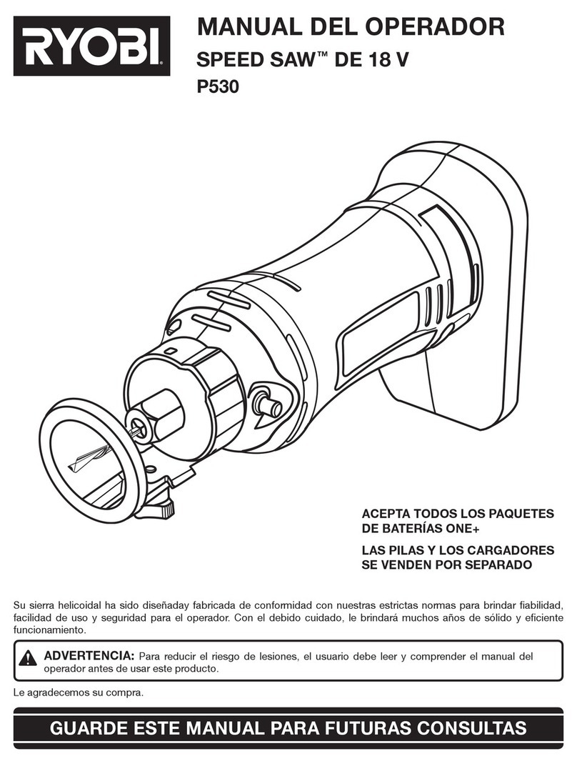 Ryobi P530 User guide