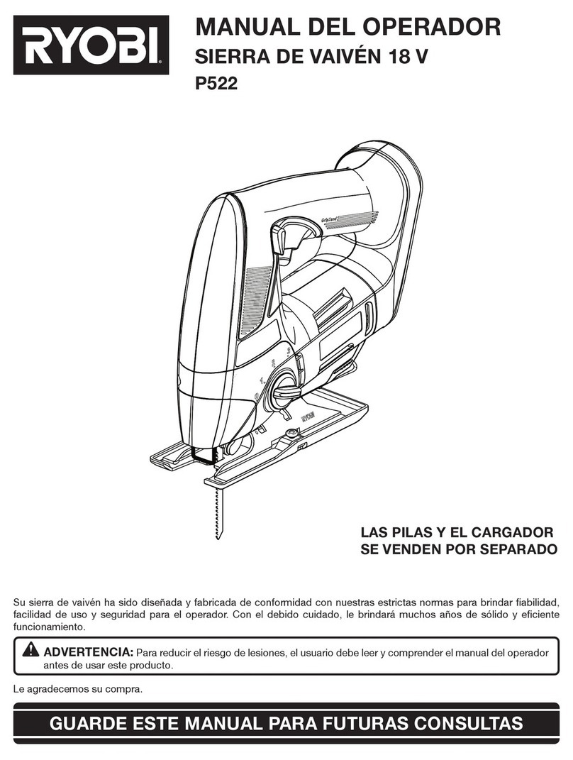 Ryobi P521 User guide