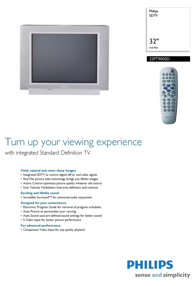 Philips 32-REAL FLAT SDTV 32PT9005D - Hook Up Guide User manual