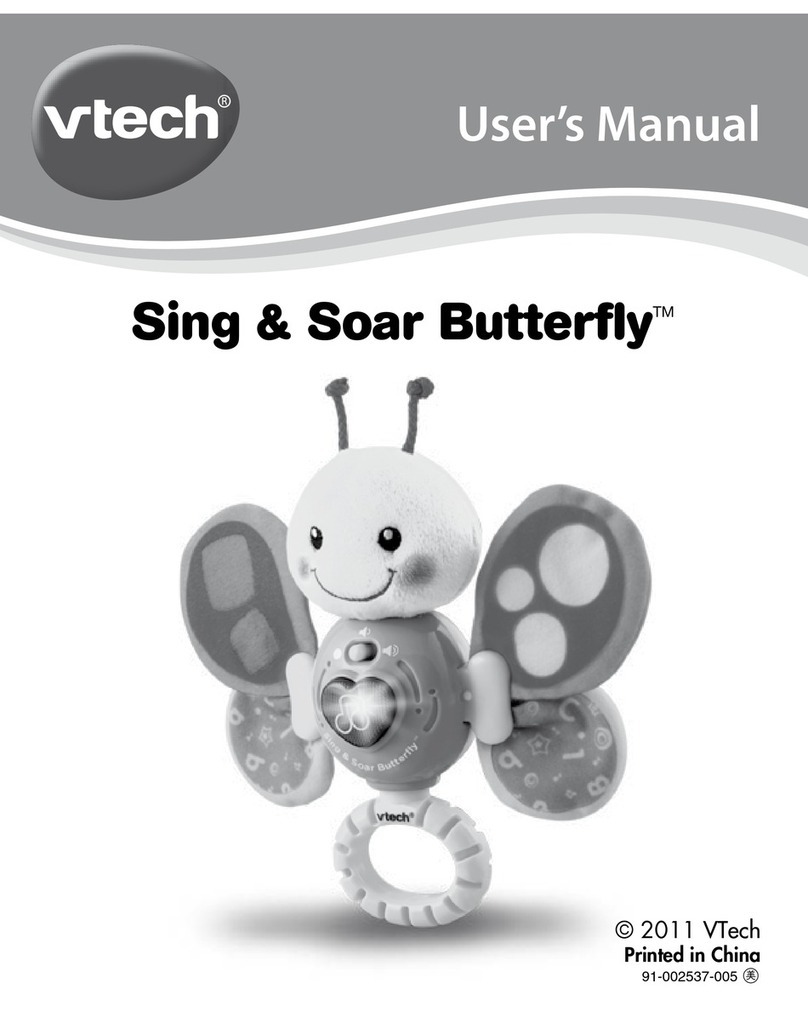 V-tech Sing & Soar Butterfly User manual