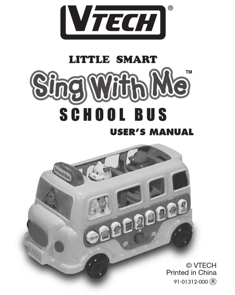 V-tech Sing With Me School Bus User manual