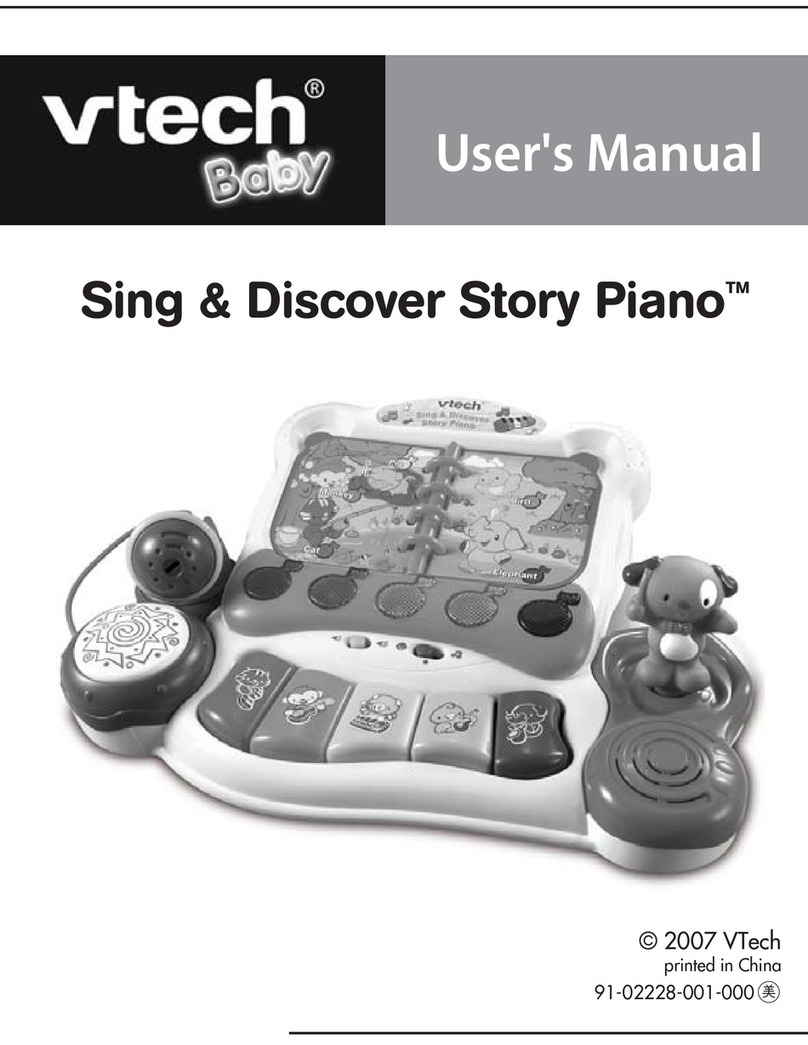 V-tech Sing & Discover Story Piano User manual