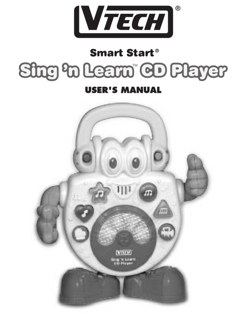V-tech Sing  n Learn CD Player user manual